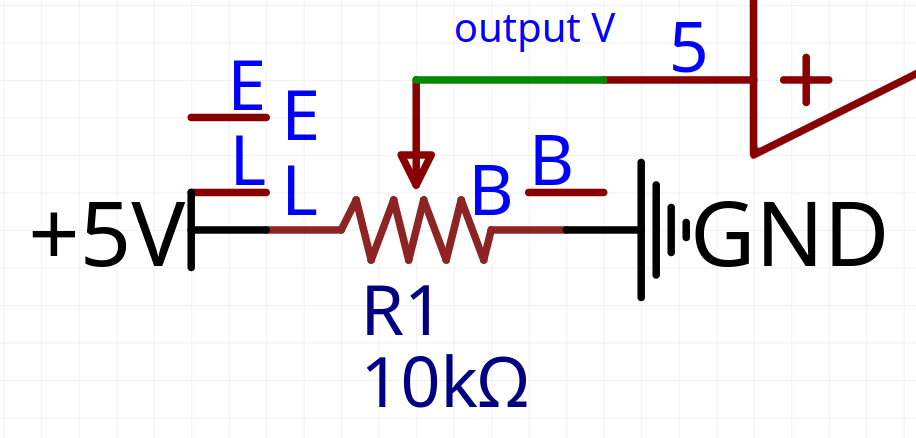 potentiometer schematic